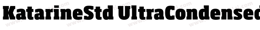 KatarineStd UltraCondensed 7字体转换